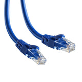 Cat 6 Ethernet Cable 15 Ft 2 Pack, Cat 6 Cable Outdoor&Indoor, High Speed 10Gbps Internet Network Cable, Cat6 Ethernet Patch Cable Long, Computer LAN Cable for Router, Modem, PS4/5 - Blue & Black