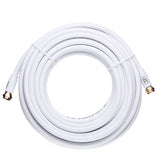 Coaxial Cable Triple Shielded CL3 in-Wall Rated Gold Plated Connectors RG6