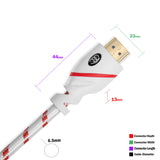 High Speed HDMI Cable With Ethernet, 18Gbps Transfer Rate,1080p Resolution
